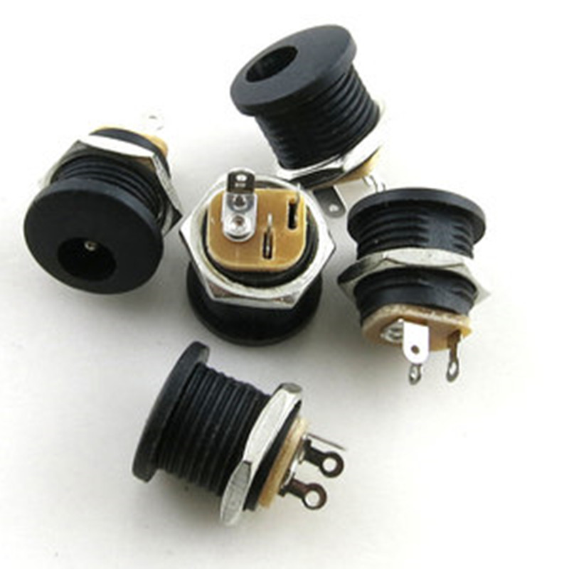 电子秤核心电气配件详解 圆孔充电插座、三脚插座与不锈钢仪表圆头母头